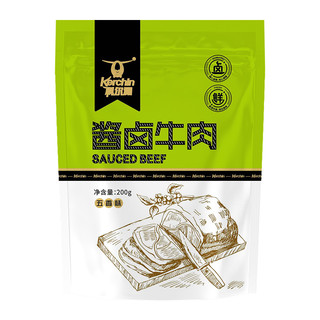 Kerchin 科尔沁 88vip:Kerchin 科尔沁 酱卤牛肉干五香味200g*2