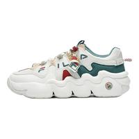 FILA 斐乐 Panini Xmas 女子休闲运动鞋 F12W312113F-SL 雪白/百合白 40