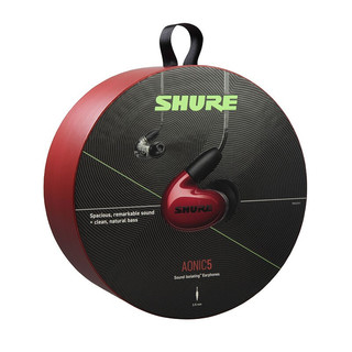 SHURE 舒尔 AONIC 5 入耳式挂耳式动铁有线耳机 红色 3.5mm