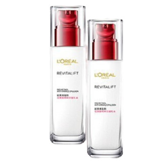 L'OREAL PARIS 巴黎欧莱雅 复颜护肤套装 (滋润洁面乳125ml+视黄醇精粹清乳柔肤水175ml+抗皱乳液50ml*2+日霜25ml)