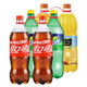 可口可乐 雪碧/可乐1.25L+果粒橙1.25L饮料组合装大瓶过年聚餐饮品