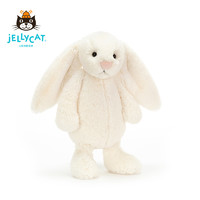 jELLYCAT 邦尼兔 害羞白色邦尼兔毛绒玩具 13CM