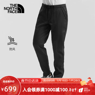 北面 TheNorthFace北面长裤男户外防风保暖上新|4NBU JK3/黑色 36