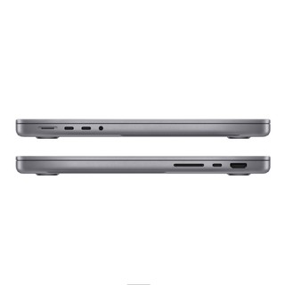 Apple 苹果 MacBook Pro 2023款 14.0英寸 轻薄本 深空灰色（M2 Pro 10+16核、核芯显卡、16GB、512GB SSD、4K、Mini-LED、120Hz、MPHE3CH/A）