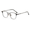 潮库 3389 经典黑纯钛眼镜框+1.67折射率 防蓝光镜片