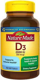 Nature Made Vitamin D3 维生素D3 2000IU 250粒