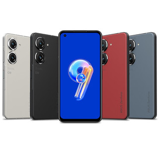 华硕（ASUS）Zenfone9 2022年新款GooglePlay原生系统小屏旗舰手机 澄日红 台版 8GB+128GB