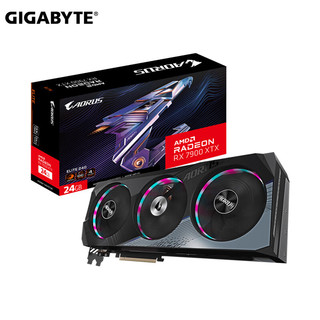 GIGABYTE 技嘉 RX7900XTX 20G/24G 魔鹰/小雕 台式机电脑AMD旗舰电竞游戏显卡 RX7900 XTX 24G小雕