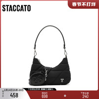 STACCATO 思加图 新款时尚绗缝包腋下包菱格包单肩斜挎包包X2766CX2