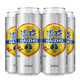 海珠啤酒 经典老海珠拉格啤酒 经典黄啤 500ml*4罐