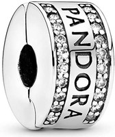 PANDORA 潘多拉 丹麦品牌 标志925银硅胶固定夹 792056CZ