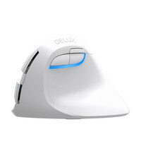 DeLUX 多彩 M618mini DB版 2.4G蓝牙 双模无线鼠标 2400DPI 白色