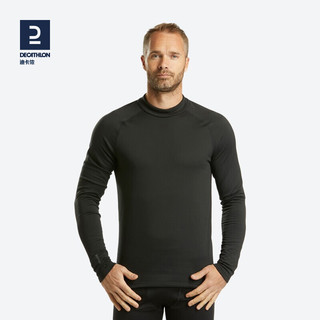 DECATHLON 迪卡侬 ADULT SKI BASE LAYER 500 男子速干衣 8371830 黑色 L