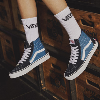 VANS 范斯 官方 SK8-Hi水兵月蓝美式经典男女板鞋