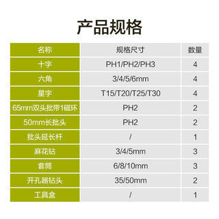 WORX 威克士 冲击起子机附件套装WA1626