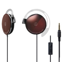 audio-technica 铁三角 EQ300iS 通话版 压耳式挂耳式有线耳机 棕色 3.5mm