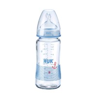 NUK 婴儿新生婴儿玻璃奶瓶防摔仿母乳奶瓶防胀气防呛奶0-6个月以上