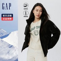 Gap 盖璞 2022冬季新款女装仿天鹅绒温柔风羽绒服884536
