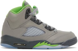 AIR JORDAN Kids Gray Air Jordan 5 Retro Big Kids Sneakers