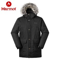 Marmot 土拨鼠 男士长款700蓬羽绒大衣 41640
