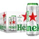 Heineken 喜力 啤酒星银版500ml-12听