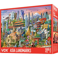 VOX 成人拼图1000片 亚洲地标减压高难度儿童玩具VE1000-05新年礼物