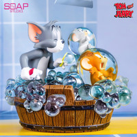 SOAP STUDIO 猫和老鼠动画泡泡浴洗澡造型潮玩手办礼品