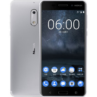 NOKIA 诺基亚 6 (Nokia6) 4GB+64GB 银白色 全网通 双卡双待 移动联通电信4G手机