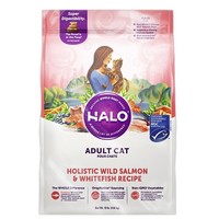 PLUS会员：HALO 自然光环 健美体态系列 鱼肉成猫猫粮 4.54kg