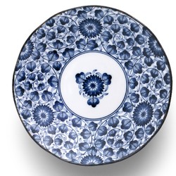 TOKI MINOYAKI 美浓烧 陶瓷小盘子日式凉菜点心盘创意小吃碟水果蛋糕碟 家用深盘
