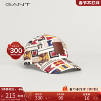 GANT 甘特 2022夏季新款男士复古潮流印花休闲运动鸭舌帽|9900078