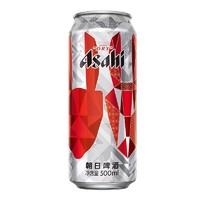 Asahi 朝日啤酒 超爽生啤酒 500ml*18罐*1箱 2023新年款
