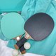 Tiffany&Co. 蒂凡尼 Tiffany 皮革面部和胡桃木制乒乓球拍两件套配球 60561737（需提前预定） 淡蓝色