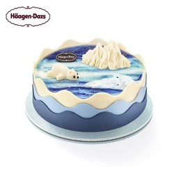 Häagen·Dazs/哈根达斯 蔚蓝之境 蛋糕冰淇淋 700g 电子兑