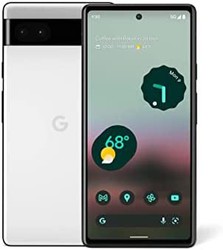 Google 谷歌 Pixel 6a - 5G 安卓手机 - 解锁智能手机,带 1200 万像素摄像头和 24 小时电池 - 粉笔色