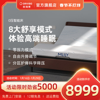 ORVIBO 欧瑞博 智能床主卧大床婚床轻奢多功能升降电动皮床双人床现代简约