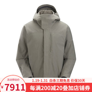 始祖鸟（ARC’TERYX）THERME INSULATED GTX防水 男子轻便耐磨防风保暖连帽棉服 Forage/雾绿 S