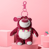 PLUS会员：Disney 迪士尼 玩具总动员 草莓熊花环挂件 12cm