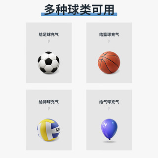 LI-NING 李宁 打气筒篮球足球排球便携式迷你打气筒通用加球袋（尾部储藏气针）