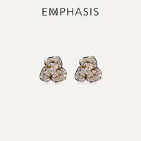 EMPHASIS 颂系列 18K金钻石玫瑰耳环 88435E