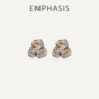 EMPHASIS 颂系列 18K金钻石玫瑰耳环 88435E