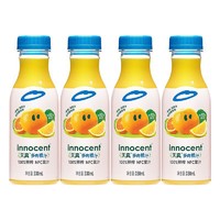 innocent 天真 多肉橙汁 鲜榨NFC果汁 330ml*4瓶