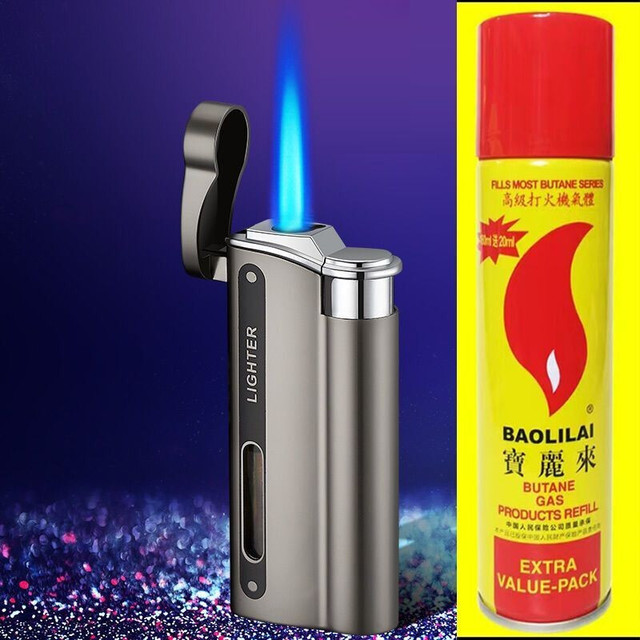 顶辉 防风充气打火机 黑色