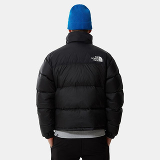 The North Face 北面羽绒服 1996 Retro 鹅绒经典短款男士保暖夹克外套 黑色 Recycled TNF Black XL