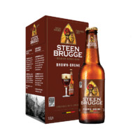 有券的上：STEEN BRUGGE SWINKELS FAMILY BREWERS 焦糖麦芽啤酒 比利时原装进口 330ml*4瓶 4瓶装