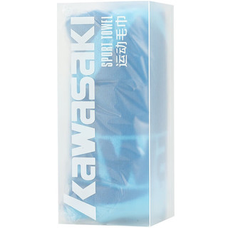 KAWASAKI 川崎 健身跑步羽毛球运动毛巾全棉吸汗舒适 40cmX80cmKTW-960