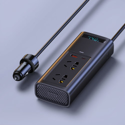 baseus 倍思 车载逆变器/车载排插 双ac插口 300w四口输出