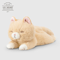 LIV HEART 日本LIVHEART猫咪抱枕公仔午睡枕柔软毛绒玩具娃娃小猫玩偶礼物女