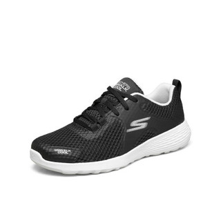 SKECHERS 斯凯奇 Go Walk Cool 女子休闲运动鞋 667081/BKW 黑色/白色 35