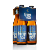 STEEN BRUGGE 布鲁日 SWINKELS FAMILY BREWERSBrugge Tripel布鲁日三麦 比利时原装进口 混合香料 330ml*4瓶 4瓶装